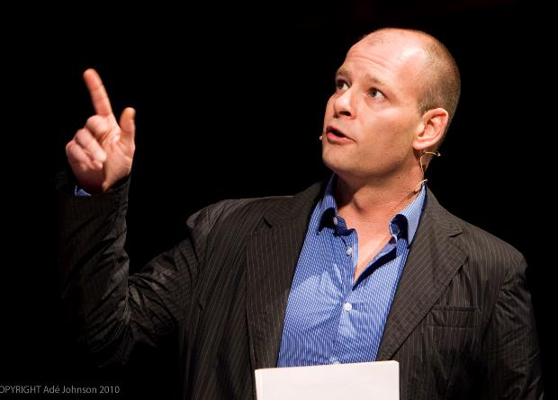 Robert tijdens workshop